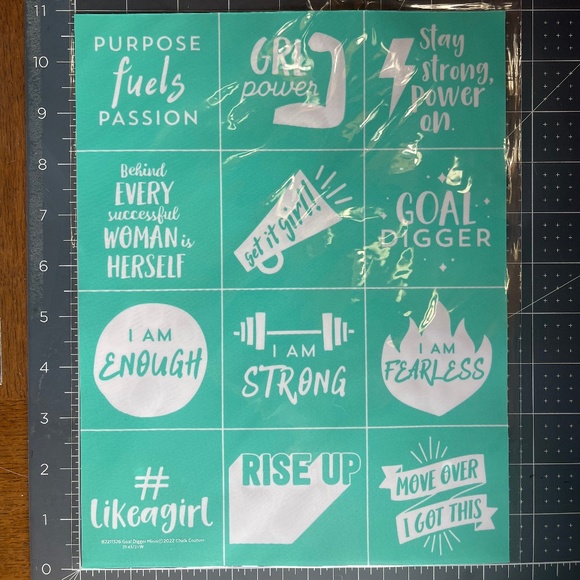 Chalk Couture Other New Chalk Couture B Size Transfer Goal Digger